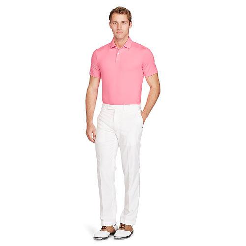 Ralph Lauren Rlx Golf Custom-fit Performance Polo Blaze Neon Pink