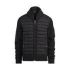 Ralph Lauren Paneled Full-zip Sweater Dark Charcoal Heather