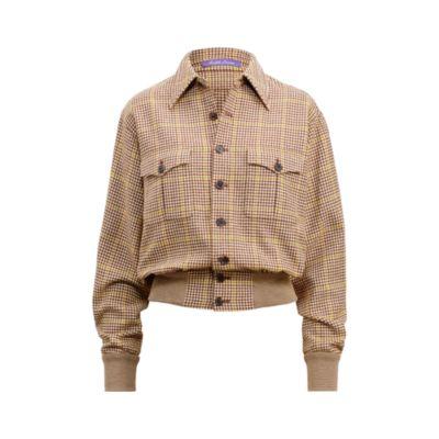 Ralph Lauren Thompson Houndstooth Jacket Brown Multi