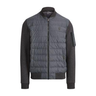 Ralph Lauren Active Fit Bomber Jacket Windsor Heather