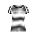 Ralph Lauren Ribbed Cotton T-shirt White/polo Black
