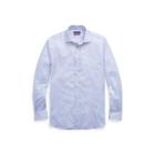 Ralph Lauren Windowpane Shirt Light Blue And White