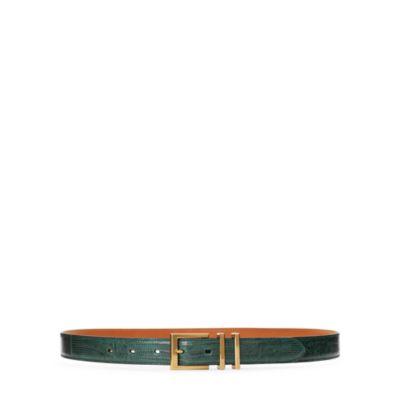 Ralph Lauren Lizard Belt Green