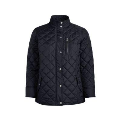 Ralph Lauren Quilted Mockneck Jacket Polo Black