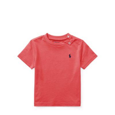 Ralph Lauren Cotton Jersey Crewneck T-shirt Adirondack Berry 24m