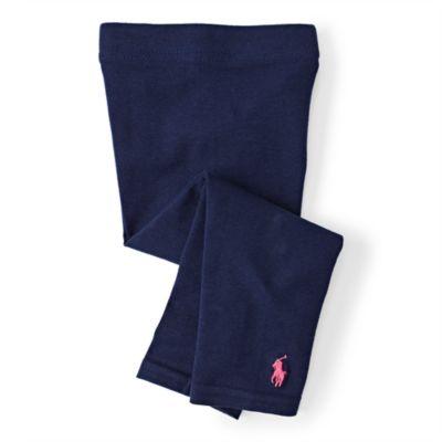 Ralph Lauren Stretch Cotton Legging Navy 6m