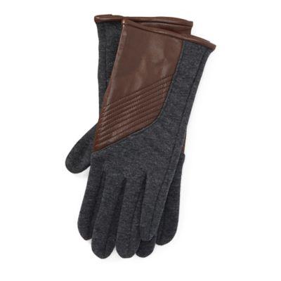 Ralph Lauren Sheepskin Tech Gloves Dark Grey