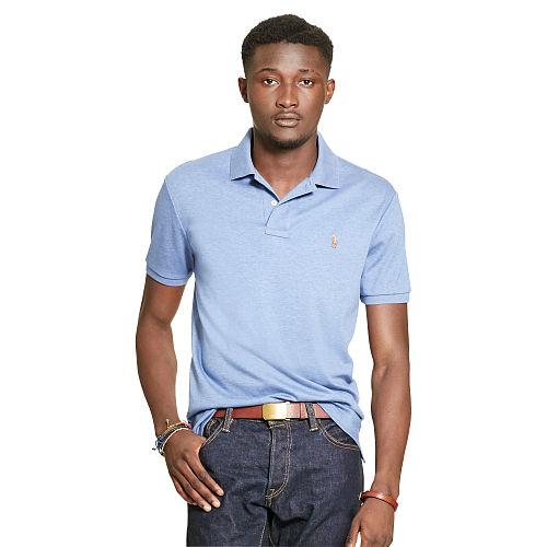 Polo Ralph Lauren Custom-fit Pima Cotton Polo Bedford Heather