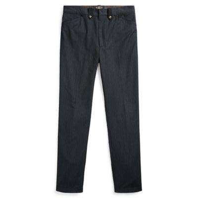 Ralph Lauren Wool-cotton Western Pant Black Grey