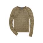 Ralph Lauren Cable-knit Cotton Sweater Green