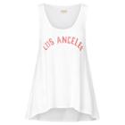 Ralph Lauren Denim & Supply Jersey Sleeveless Graphic Tank White