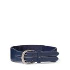 Ralph Lauren Cornwall Faux-leather Belt Navy