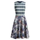 Ralph Lauren Madras Fit-and-flare Dress Patchwork