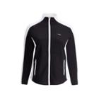 Ralph Lauren Color-blocked Mockneck Jacket Black/white