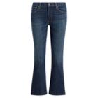 Polo Ralph Lauren Crop Flare Stretch Jean Medium Indigo