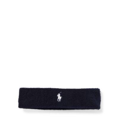Ralph Lauren Us Open Headband French Navy W/white