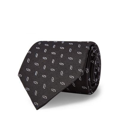 Ralph Lauren Macclesfield Silk Tie Black
