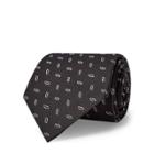 Ralph Lauren Macclesfield Silk Tie Black