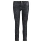 Ralph Lauren Tompkins Cropped Skinny Jean Blk Ground Clay