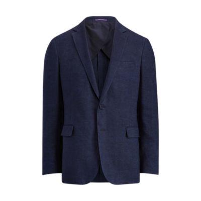 Ralph Lauren Nigel Basket-weave Sport Coat Dark Navy