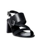 Ralph Lauren Florin Vachetta Leather Sandal Black