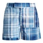 Polo Ralph Lauren Cotton Madras Short 344 Indigo Patchwork