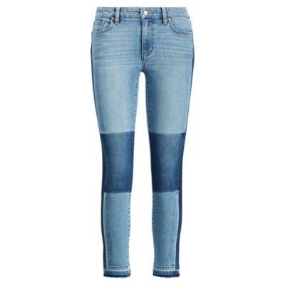 Ralph Lauren Premier Straight Crop Jean Shadow Patch Wash