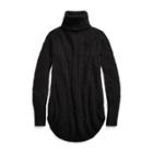 Ralph Lauren Cable-knit Turtleneck Sweater Black