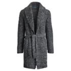 Ralph Lauren Belted Wool-blend Cardigan Dark Grey Ragg