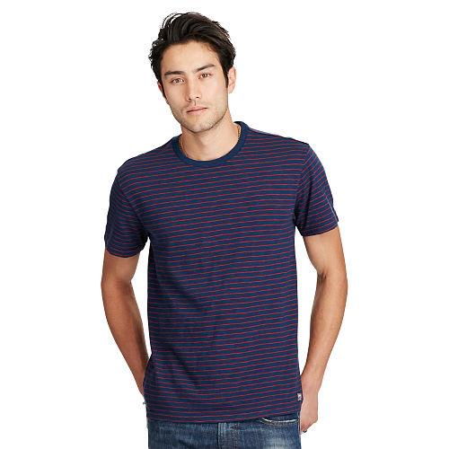 Ralph Lauren Denim & Supply Striped Cotton Jersey Tee Captain Stripe