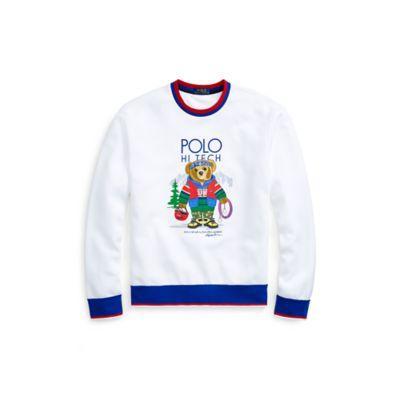 Ralph Lauren Hi Tech Bear Sweatshirt White Multi
