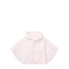 Ralph Lauren Quilted Velour Hooded Cape Delicate Pink 6m