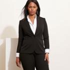 Ralph Lauren Lauren Woman Single-button Twill Jacket Black