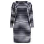 Ralph Lauren Striped Jersey T-shirt Dress Navy/mascarpone Cream