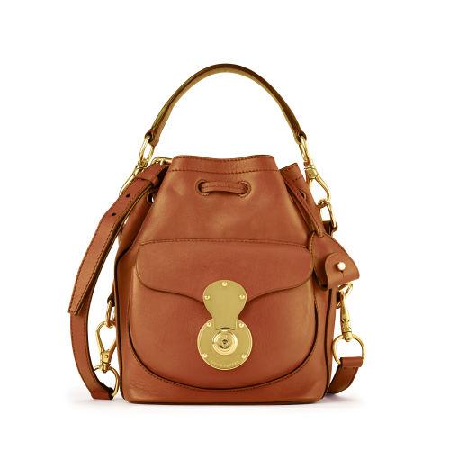 Ralph Lauren Small Ricky Drawstring Bag Rl Gold