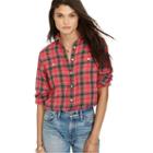 Ralph Lauren Denim & Supply Plaid Cotton-linen Shirt Ashford Plaid