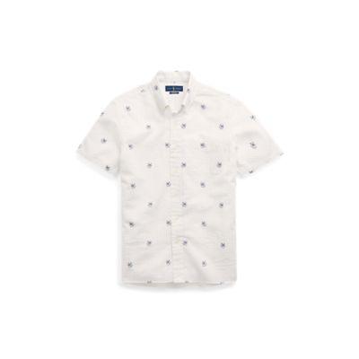 Ralph Lauren Classic Fit Nautical Shirt Anchor W Dogs