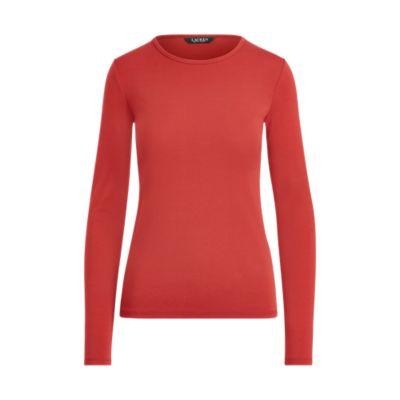 Ralph Lauren Stretch Long-sleeve T-shirt Sienna