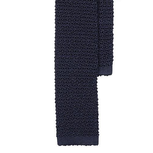 Polo Ralph Lauren Solid Knit Silk Tie Navy