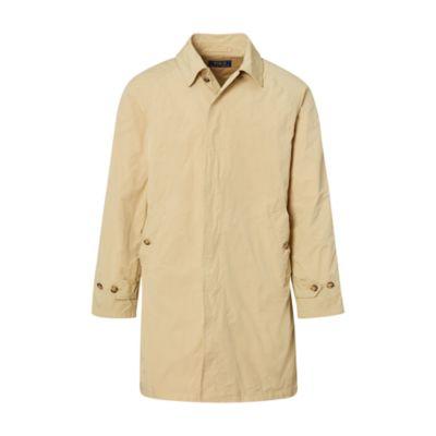 Ralph Lauren Twill Balmacaan Coat Soft Khaki