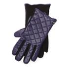 Ralph Lauren Lauren Quilted Leather Tech Gloves Deep Purple