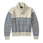 Ralph Lauren Rrl Striped Cotton-linen Sweater Dark Indigo Stripe