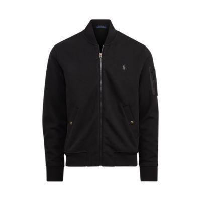 Ralph Lauren Double-knit Bomber Jacket Polo Black 1x Big