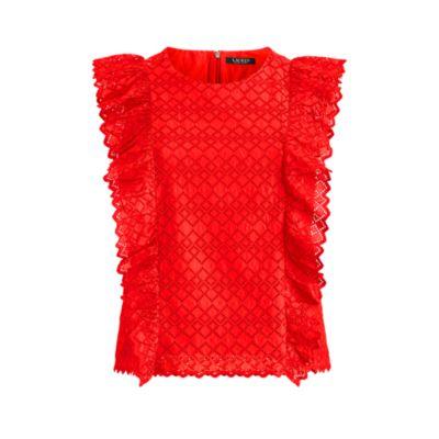 Ralph Lauren Ruffled Top Lipstick Red