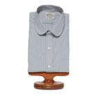Ralph Lauren Rrl Max Cotton Club-collar Shirt Rl 815 Cream Blue