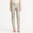 Ralph Lauren Lauren Sequined Skinny Pant Antique Pewter