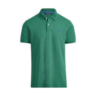 Ralph Lauren Custom Slim Stretch Mesh Polo Bush Green