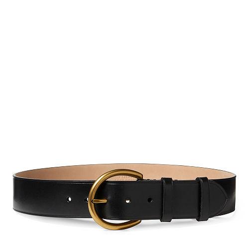 Polo Ralph Lauren Vachetta Leather Wide Belt