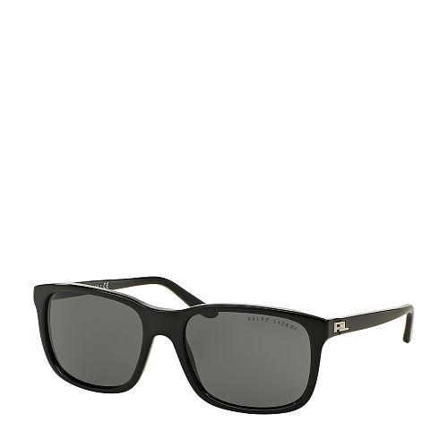 Ralph Lauren Rl Hinge Sqaure Sunglasses Black