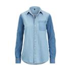 Ralph Lauren Color-blocked Denim Shirt Shadow Block Wash